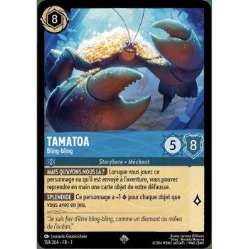 Item Tamatoa, Bling-bling - 159/204 - FC - Premier Chapitre - Brillante - Premium - Français