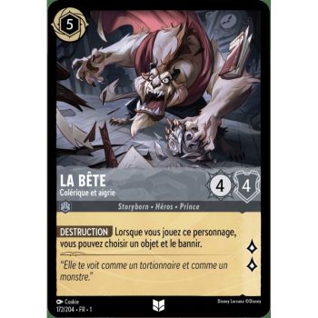 Item La Bête, Colérique et aigrie - 172/204 - FC - Premier Chapitre - Brillante - Premium - Français