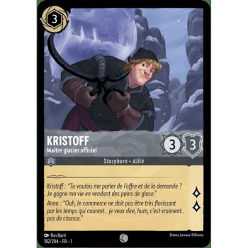 Item Kristoff, Maître glacier officiel - 182/204 - FC - Premier Chapitre - Brillante - Premium - Français