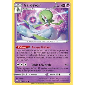 photo Gardevoir - Rare 61/198 - Epee et Bouclier 6 Regne de Glace