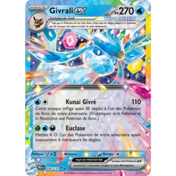 Item Givrali EX - Ultra Rare 026/131 - Ecarlate et Violet Évolutions Prismatiques