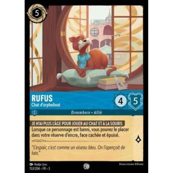 Item Rufus, Chat d'orphelinat - 153/204 - ITI - Les Terres d'Encres - Brillante - Premium - Français