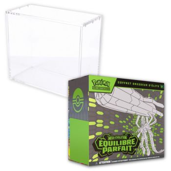 Lot - 1 ETB Méga-Évolution : Equilibre Parfait [ME03] + 1 Vitrine Plexiglass ETB Phoenix Shield
