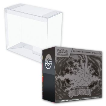 Lot - 1 ETB Méga-Évolution : Nuit Noire [ME05] + 1 Protection ETB Pokémon Plastique Semi-Rigide