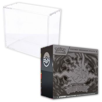 Lot - 1 ETB Méga-Évolution : Nuit Noire [ME05] + 1 Vitrine Plexiglass ETB Phoenix Shield