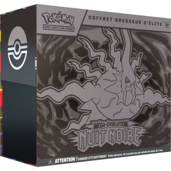 Lot - 1 ETB Méga-Évolution : Nuit Noire [ME05] + 1 Vitrine Plexiglass ETB Phoenix Shield