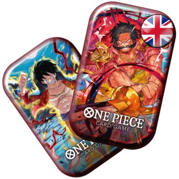 Lot de 2 Tins Pack Set - Luffy & Roger - One Piece CG - EN 🇬🇧