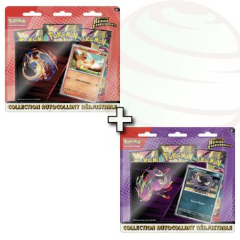photo Lot de 2 Tri-Pack - 3 Boosters - Fantominus/Salamèche - Méga-Évolution - Héros Transcendants [ME02.5][ASC] - Pokémon - FR