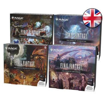 Lot de 4 Boites Scéniques - Final Fantasy - Magic The Gathering - EN