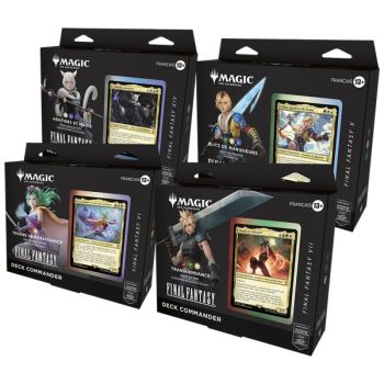 Item Lot de 4 Decks Commander - Final Fantasy - Magic The Gathering - FR