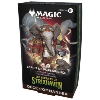 Lot de 5 Decks Commander - Les Secrets de Strixhaven - Magic The Gathering - FR