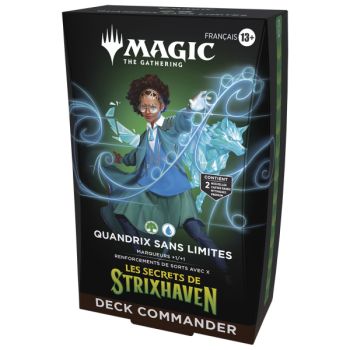 Lot de 5 Decks Commander - Les Secrets de Strixhaven - Magic The Gathering - FR