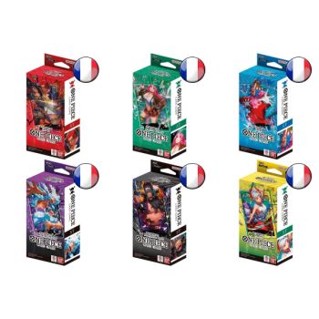 photo Lot de 6 Decks Débutant - One Piece CG - ST23>ST28 - FR