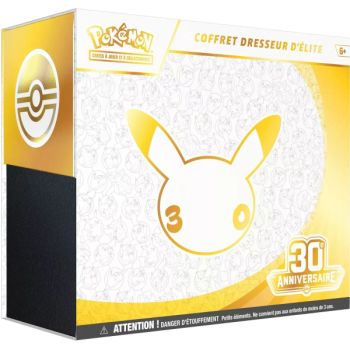 Lot - 1 ETB Méga-Évolution : 30e anniversaire [ME05.5] + 1 Protection ETB Pokémon Plastique Semi-Rigide