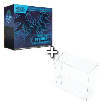 Item Lot - Méga-Évolution : 1 ETB Flammes Fantasmagoriques + 1 Protection ETB Plastique