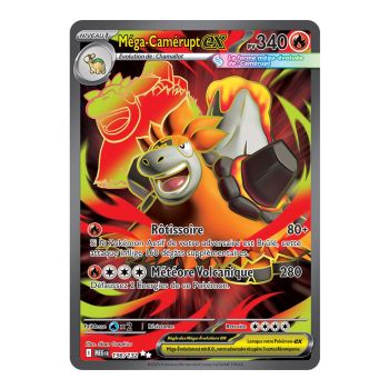 Méga-Camérupt-ex - Ultra Rare 156/132 - Méga-Evolution