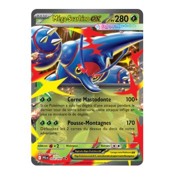 Méga-Scarhino-ex - Double Rare 4/94 - Méga-Evolution 2 Flammes Fantasmagoriques