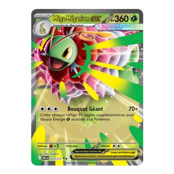 Item Méga-Méganium EX - Double Rare 10/217 - ME02.5 - Pokémon - Méga-Évolution Héros Transcendants