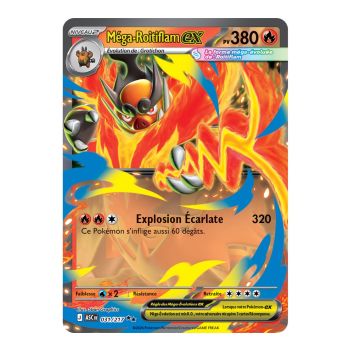 Item Méga-Roitiflam EX - Double Rare 31/217 - ME02.5 - Pokémon - Méga-Évolution Héros Transcendants