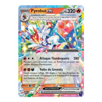 Item Pyrobut EX - Double Rare 38/217 - ME02.5 - Pokémon - Méga-Évolution Héros Transcendants