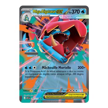 Item Méga-Aligatueur EX - Double Rare 43/217 - ME02.5 - Pokémon - Méga-Évolution Héros Transcendants