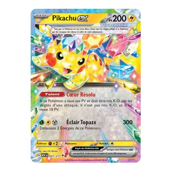Item Pikachu EX - Double Rare 57/217 - ME02.5 - Pokémon - Méga-Évolution Héros Transcendants