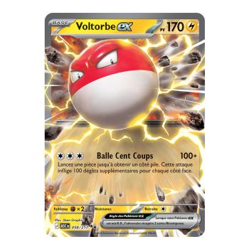 Item Voltorbe EX - Double Rare 58/217 - ME02.5 - Pokémon - Méga-Évolution Héros Transcendants