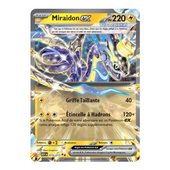 Item Miraidon EX - Double Rare 73/217 - ME02.5 - Pokémon - Méga-Évolution Héros Transcendants