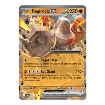 Item Regirock EX - Double Rare 107/217 - ME02.5 - Pokémon - Méga-Évolution Héros Transcendants