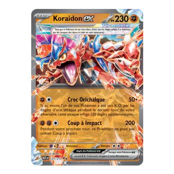 Item Koraidon EX - Double Rare 121/217 - ME02.5 - Pokémon - Méga-Évolution Héros Transcendants