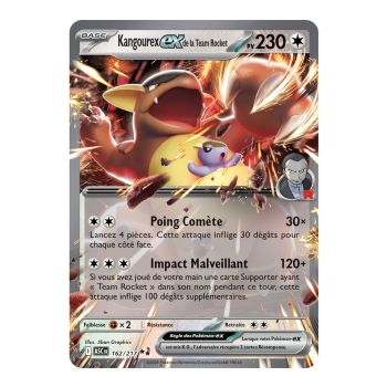 Item Kangourex EXde la Team Rocket - Double Rare 162/217 - ME02.5 - Pokémon - Méga-Évolution Héros Transcendants