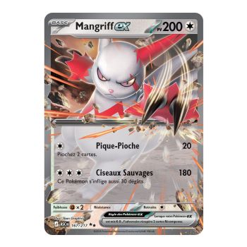 Item Mangriff EX - Double Rare 167/217 - ME02.5 - Pokémon - Méga-Évolution Héros Transcendants