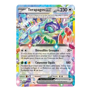 Item Terapagos EX - Double Rare 179/217 - ME02.5 - Pokémon - Méga-Évolution Héros Transcendants