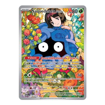 Item Saquedeneu d’Erika - Illustration Rare 218/217 - ME02.5 - Pokémon - Méga-Évolution Héros Transcendants