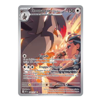 Item Étouraptor d’Okuba - Illustration Rare 249/217 - ME02.5 - Pokémon - Méga-Évolution Héros Transcendants