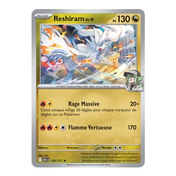 Item Reshiram de N - Holo Rare 154/217 - ME02.5 - Pokémon - Méga-Évolution Héros Transcendants