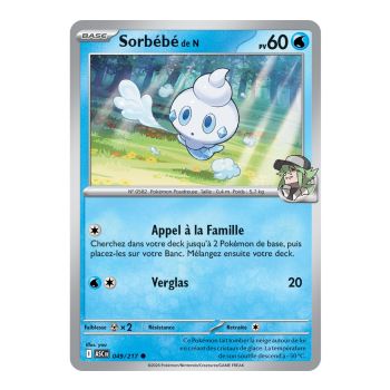 Item Sorbébé de N - Reverse Pokéball 49/217 - ME02.5 - Pokémon - Méga-Évolution Héros Transcendants