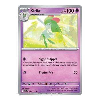 Item Kirlia - Reverse Pokéball 88/217 - ME02.5 - Pokémon - Méga-Évolution Héros Transcendants