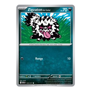 Item Zigzaton de Galar - Reverse Pokéball 130/217 - ME02.5 - Pokémon - Méga-Évolution Héros Transcendants