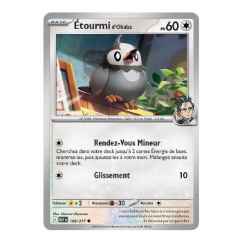 Item Étourmi d’Okuba - Reverse Pokéball 168/217 - ME02.5 - Pokémon - Méga-Évolution Héros Transcendants
