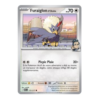 Item Furaiglon d’Okuba - Reverse Pokéball 173/217 - ME02.5 - Pokémon - Méga-Évolution Héros Transcendants
