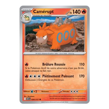 Item Camérupt - Reverse Pokéball 28/217 - ME02.5 - Pokémon - Méga-Évolution Héros Transcendants