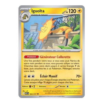 Item Iguolta - Reverse Pokéball 64/217 - ME02.5 - Pokémon - Méga-Évolution Héros Transcendants