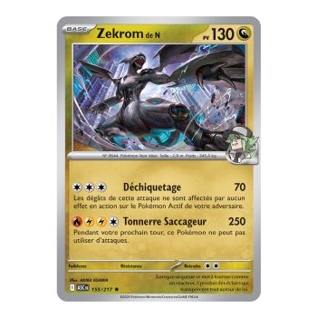 Item Zekrom de N - Reverse Pokéball 155/217 - ME02.5 - Pokémon - Méga-Évolution Héros Transcendants