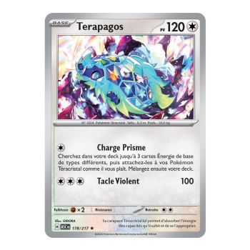 Item Terapagos - Reverse Pokéball 178/217 - ME02.5 - Pokémon - Méga-Évolution Héros Transcendants