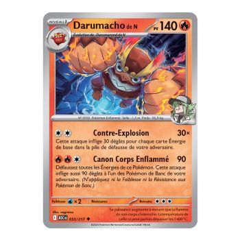 Item Darumacho de N - Peu Commune 33/217 - ME02.5 - Pokémon - Méga-Évolution Héros Transcendants