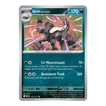 Item Ixon de Galar - Peu Commune 132/217 - ME02.5 - Pokémon - Méga-Évolution Héros Transcendants