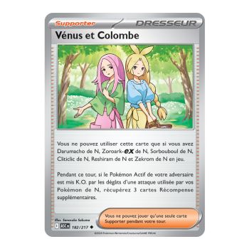 Item Vénus et Colombe - Peu Commune 182/217 - ME02.5 - Pokémon - Méga-Évolution Héros Transcendants
