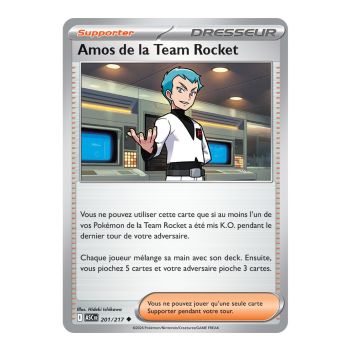 Item Amos de la Team Rocket - Peu Commune 201/217 - ME02.5 - Pokémon - Méga-Évolution Héros Transcendants