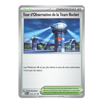 Item Tour d’Observation de la Team Rocket - Peu Commune 210/217 - ME02.5 - Pokémon - Méga-Évolution Héros Transcendants